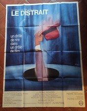 Ancienne affiche Le Distrait  1970   Pierre Richard, Marie-Christine Barrault,