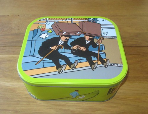 Boite tintin delacre - tintin, --