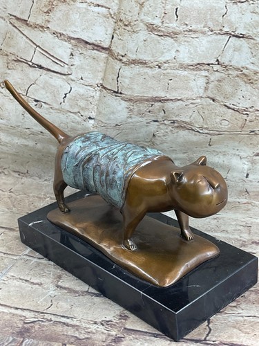 Fonte bronze botero chat - fonte, art