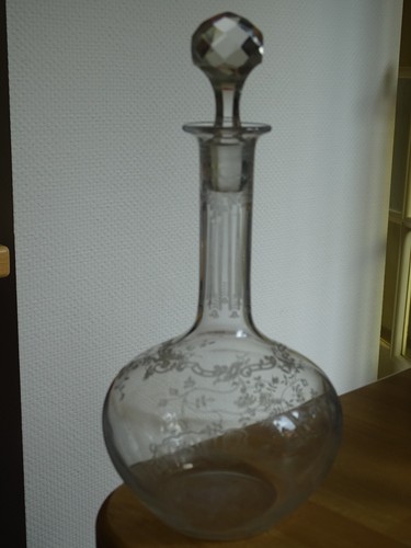 Baccarat ancienne carafe vin - baccarat,