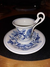 Tasse porcelaine Meissen 1er choix oignon onion zwiebelmuster parfait état