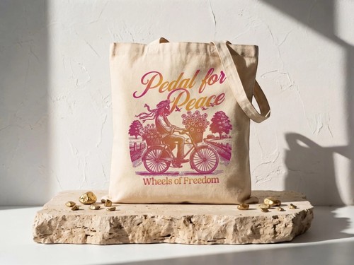 Tote bag peace hippie - ,,