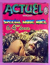 MAGAZINE ACTUEL - Actuel n°38, janvier 1974 - Spécial mode Noël, le 4ème sexe