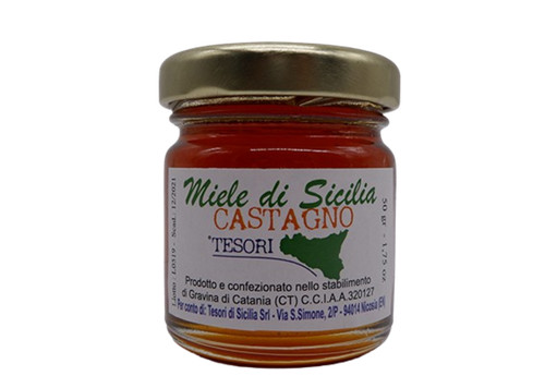 Miel châtaignier sicilien - miel,