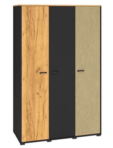 Armoire colt 120x55x190cm noir - 120x55x190cm,