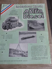 Catalogue, Brochure, Prospectus  Tracteurs Agricole - Moteur  ASTER Marin Diesel