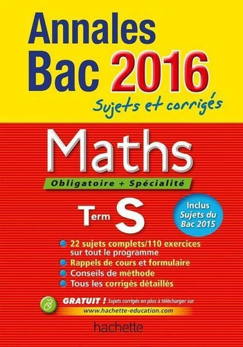 Maths terminale 2016 - maths,