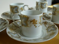 LIMOGES 5 ANCIENNES TASSES A