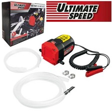 ULTIMATE SPEED Pompe à Huile Vidange Électrique Extraction Huile Moteur  12V 60W