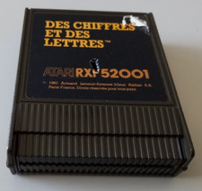 Jeu Atari XL/XE "Des Chiffres et des Lettres" en loose version PAL (N°8323S)