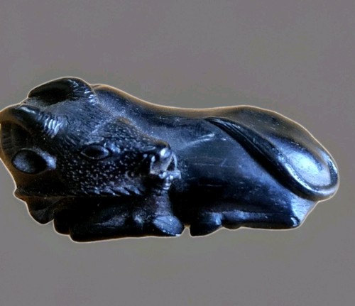 Netsuke japon buffle - , en