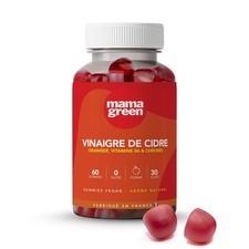 Mama Green - Gummies Vinaigre de cidre – Gestion du métabolisme - 60 gummies ...