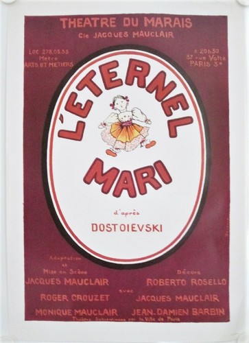 Affiche théâtre éternel - affiche, l’Éternel