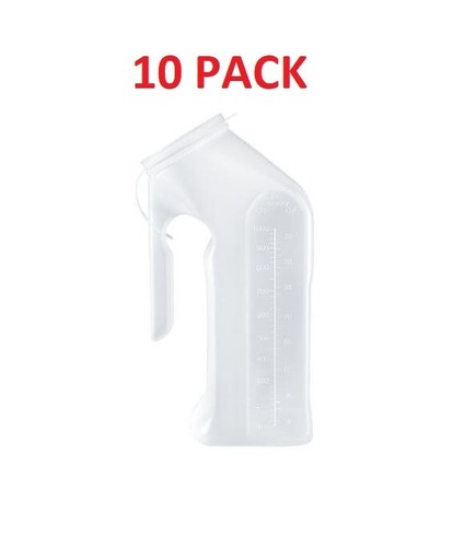 Pack male urinal with lid - pack,