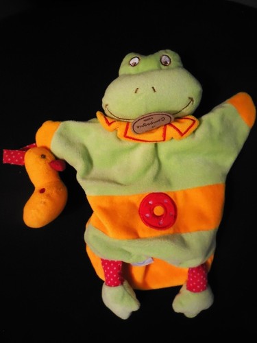 Marionnette grenouille vert