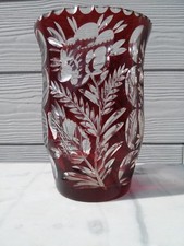 VASE EN CRISTAL DE BOHÈME