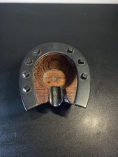 Cendrier en bois et fer forge