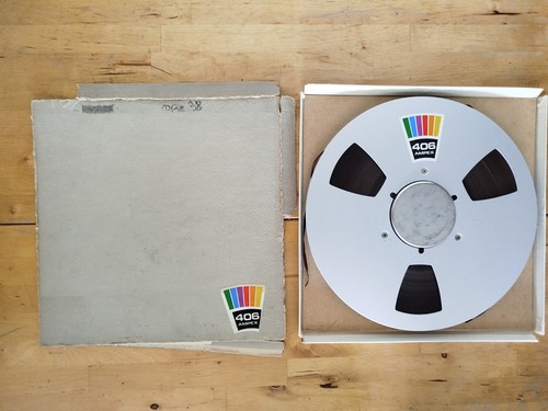 Bande magnétique ampex 406 - bande,