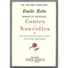ZOLA Emile : Romans et