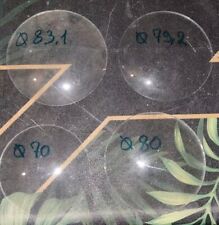 verre bombe pour pendule pendulette cartel  réveil 66 mm A 92 mm