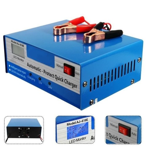 Chargeur batterie auto 12v 24v - auto, 12v/24v