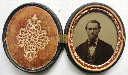 Ferrotype portrait homme - portrait,