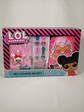 set coffret LOL coussin secret journal accessoires bijoux neuf