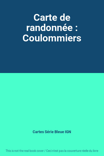 Carte randonnée - carte,