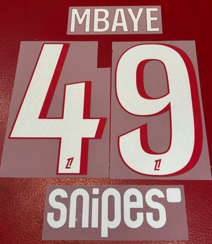Flocage officiel mbaye 49 - officiel,