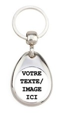 Porte clef Personnalisé votre image photo texte 25mm photo Idée Cadeau Fête Père