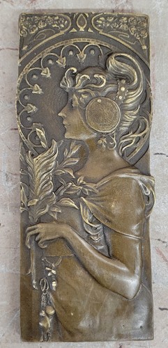 Plaque murale bronze milo - plaque,