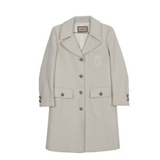 Gucci Manteau brodé GG double