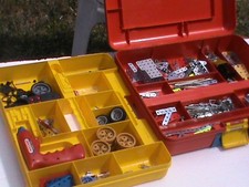 malette JEUX MECCANO/SOIT 2 NIVEAUX +  OCCASION DETAIL VOIR PHOTOS