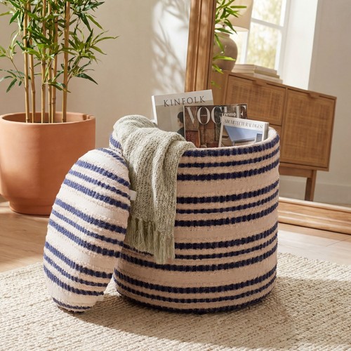 Tabouret pouf rangement - pouf, de