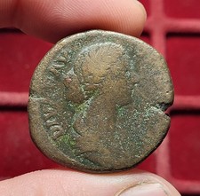 #111-1 ~ FAUSTINE Sesterce