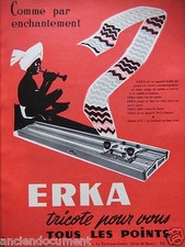 PUBLICITÉ 1955 ERKA MACHINE A