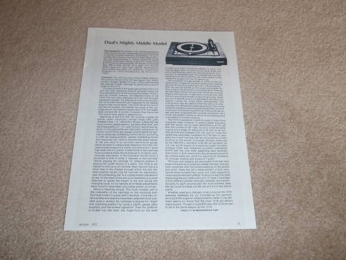 Dual 1218 platine review pg - platine, review,