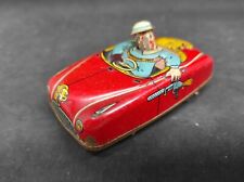 Vintage Torpeauto Tin Toy Friction Car Jouet en tôle lithographiée 9 cm