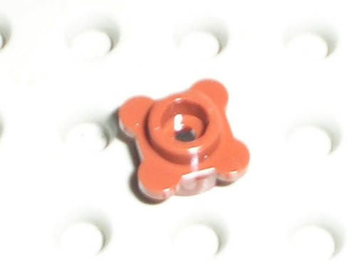 Fleur lego redbrown flower - fleur,