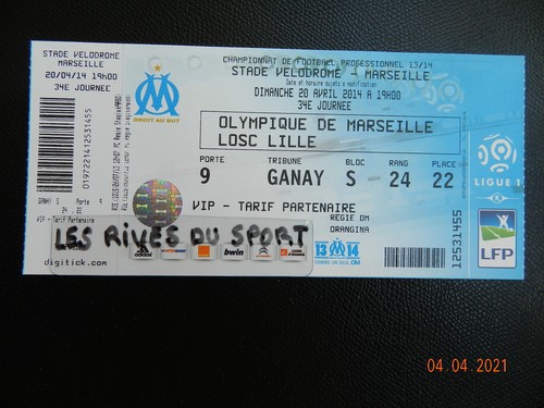 Ticket billet football - billet,
