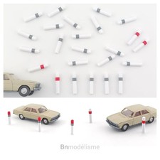 HO Lot Signalisation Balises 1/87 H0 Décor Route Diorama Camion Voiture Rallye