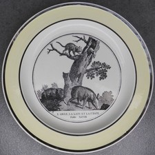 Assiette faïence fine - faïence,