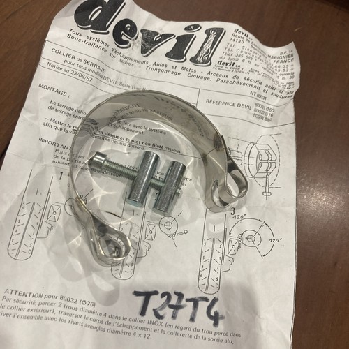 Devil collier serrage support