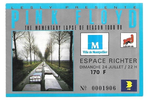 Rare ticket billet concert - concert,