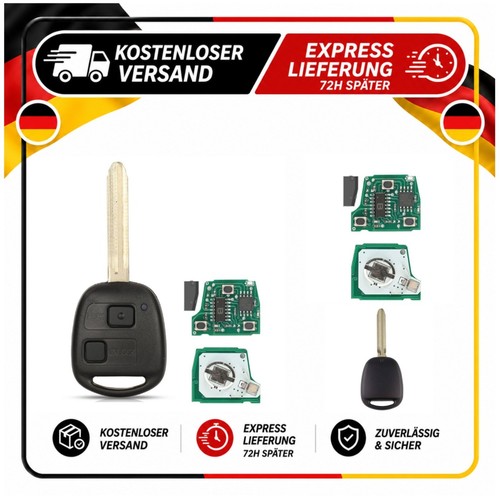 Clé télécommande toyota 433 - télécommande,