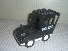 LEGO Duplo Vehicle Truck Covered Bed White and POLICE Réf 2244cx2 Set 2672