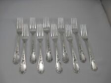 Frionnet François, 10 fourchettes de table, Louis XV, Métal argenté