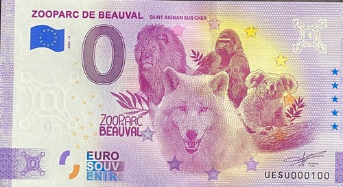 Billet euro zoo - 0, de