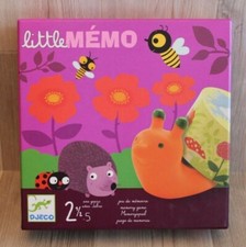 Djeco - Jeu Mémory - Little Memo avec figurines insectes - complet en boîte