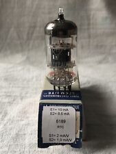 6189 (ECC82, 12au7 WA) Radiotechnique Tube, lampe, Röhre, Valve. Slightly used